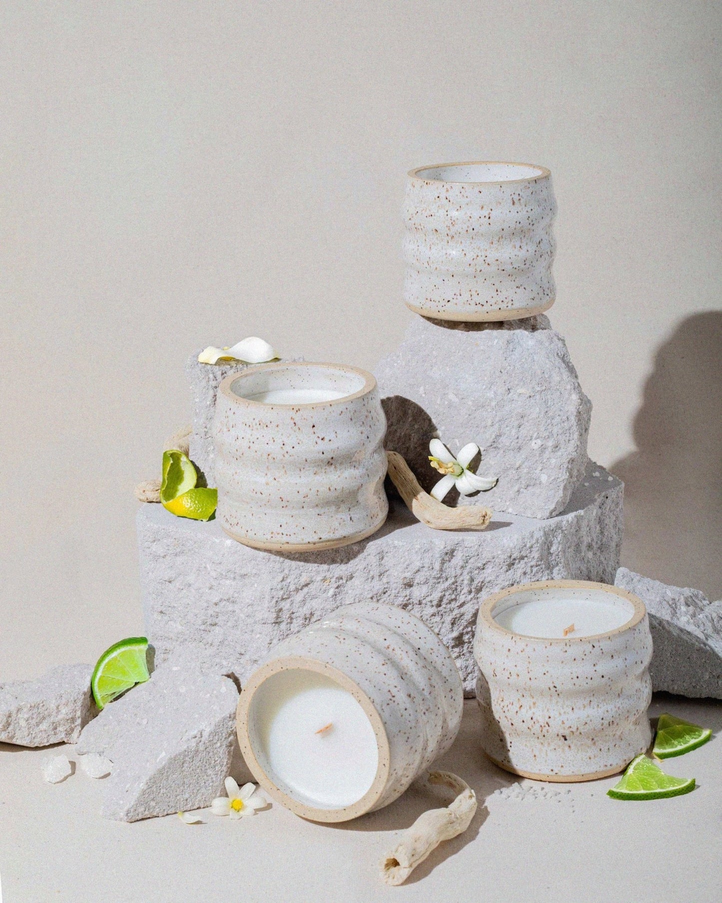 Sea Salt, Lemon + Driftwood | Artisan Scented Candle - Carla Zancanaro Studio